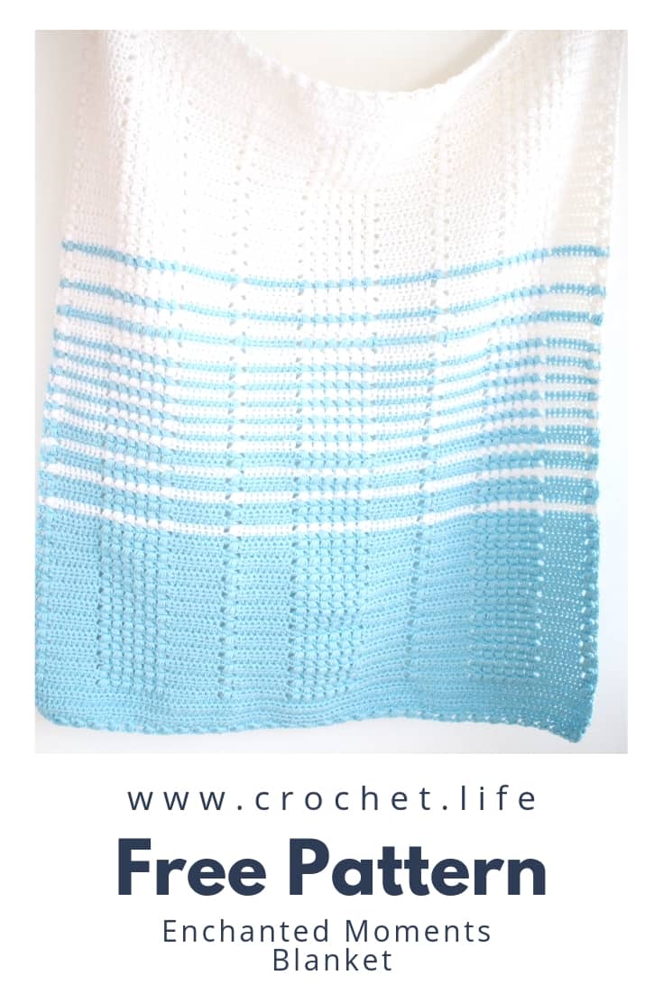 Easy Crochet Blanket Made with Enchanted Moments Pattern