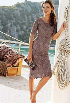 easy crochet dress with motifs - preview