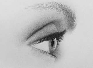 how to draw an eye from the side thumbnail 324x235