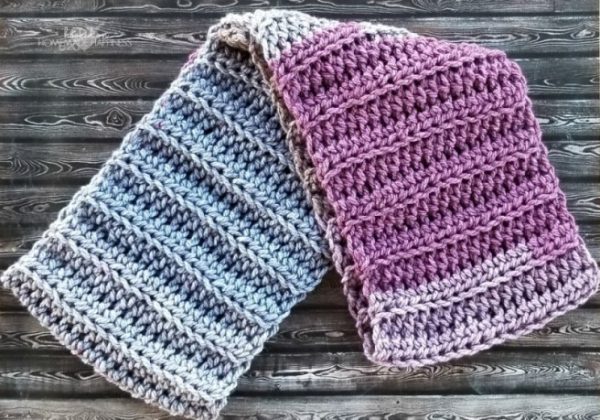 Easy Textured ScarfThis list of free scarf patterns has crochet for beginners. Choose between these free crochet patterns and get to work on a project you can be proud of. #CrochetScarfPatterns #CrochetScarf #FreeCrochetPatterns