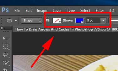 How To Draw Arrows And Circles In Photoshop 