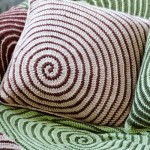 Vortex Crochet Afghan and Pillow