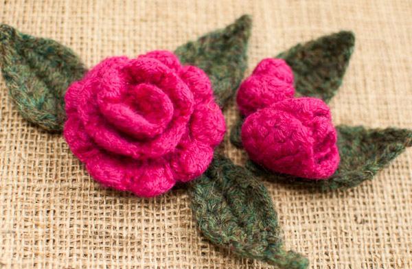 Crochet 3D Flower Patterns Free
