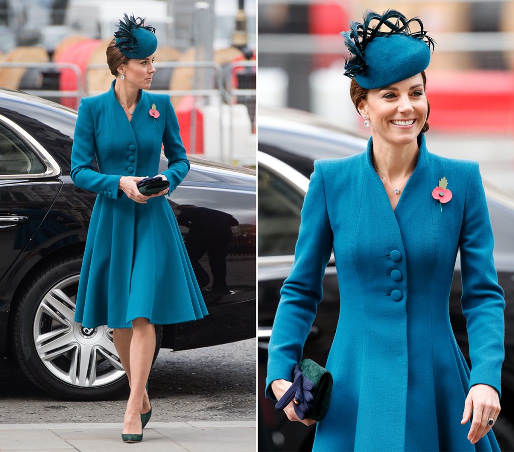 Кейт Миддлтон – представительница английской королевской семьи отдает предпочтение одежде в оттенках синего