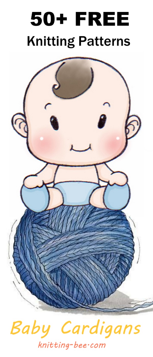 Free knitting patterns for baby cardigans